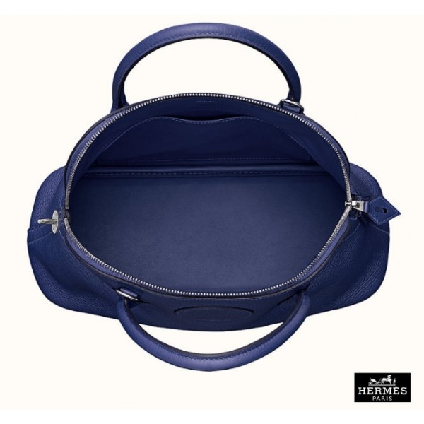 Hermes handbags Bolide 31 bag with Deep Bleu Encre color